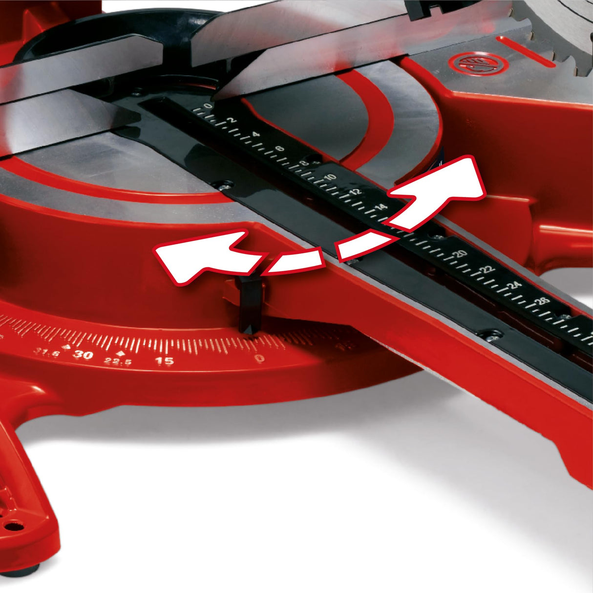 Einhell Ingletadora TC-SM 2534/1 Dual (máx. 2350 W, Función de tracción integrada, cabezal de sierra inclinable, tope de pieza de trabajo, láser, Incluye hoja de sierra de precisión de carburo)