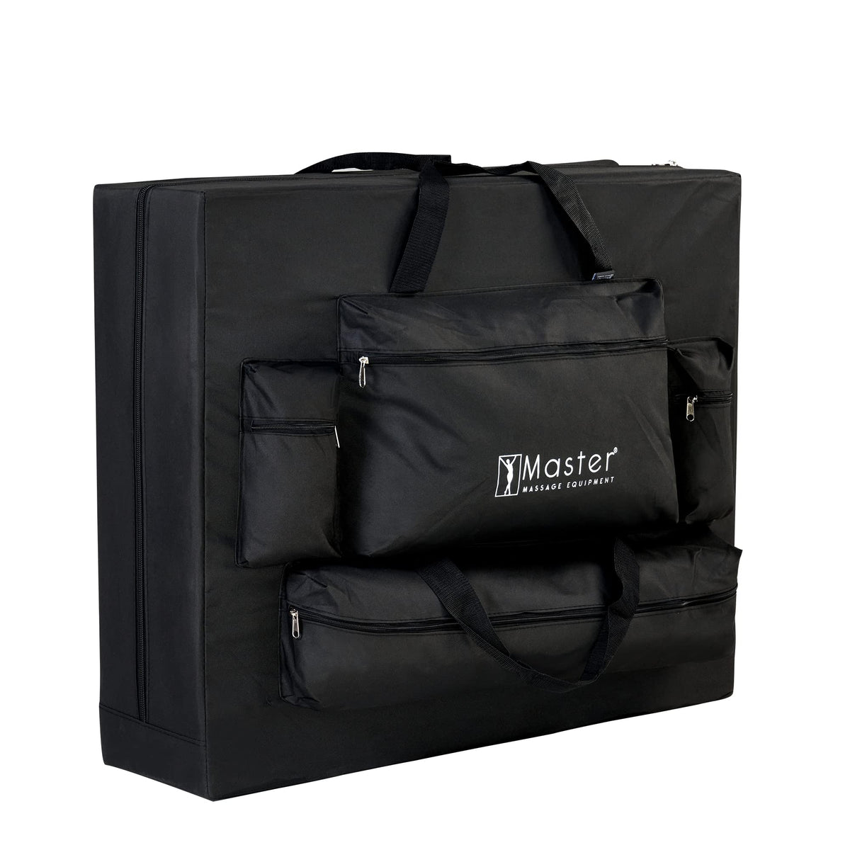 Master Massage Camilla de Masaje portátil Supreme de 71 cm, Plegable, Cama de Masaje, Banco de Masaje, Banco de cosméticos, portátil, Patas de Madera, Bolsa de Transporte, Color marrón