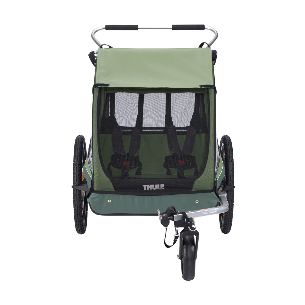 Thule, Coaster XT, Remolque De 2 Plazas para Bicicletas, Verde, U, Admirador Unisex