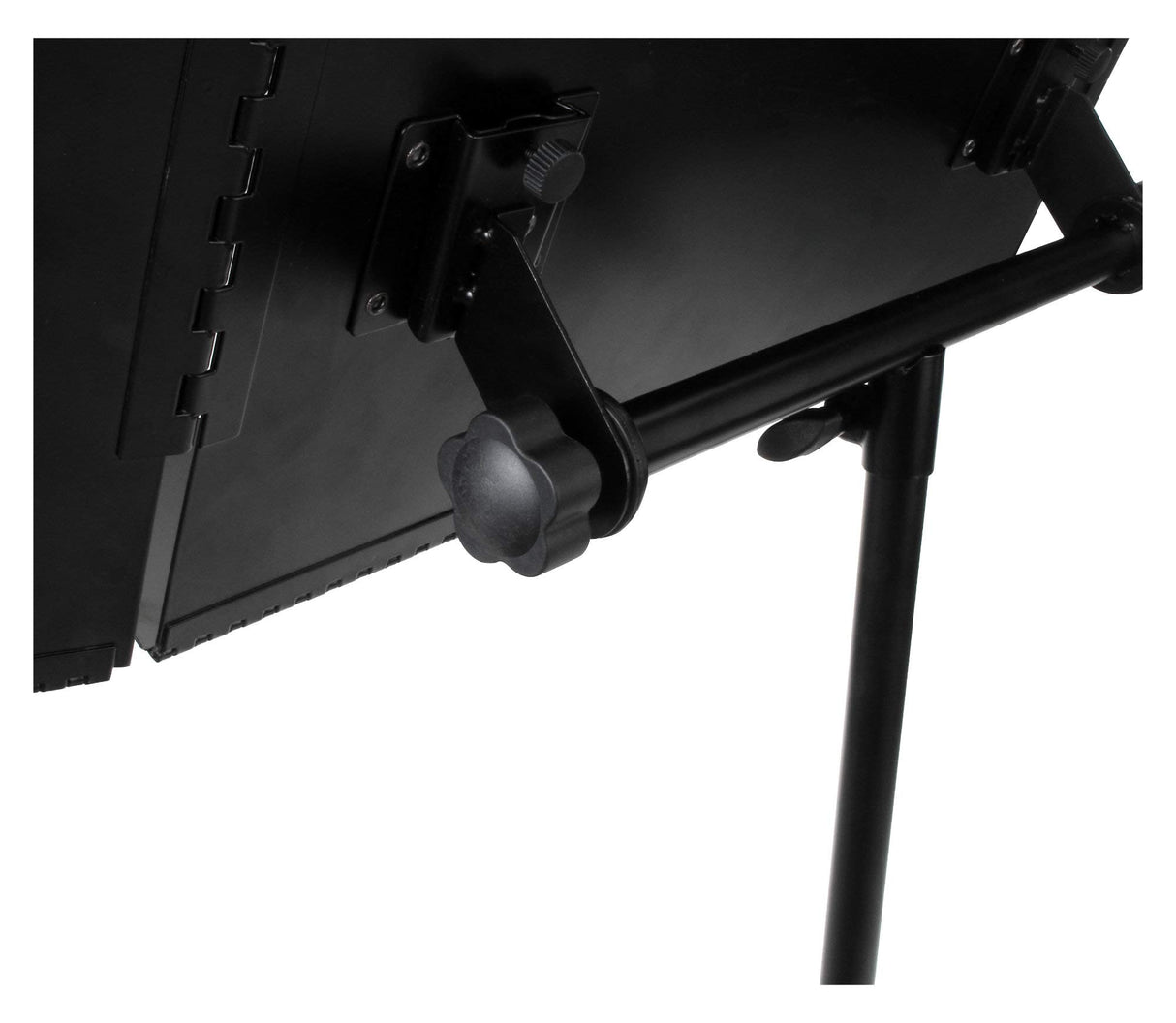 Atril de Orquesta Classic Cantabile Pro - Atril de Director Plegable para Partituras - Bandeja de Partituras de 3 Piezas, Desmontable - Negro