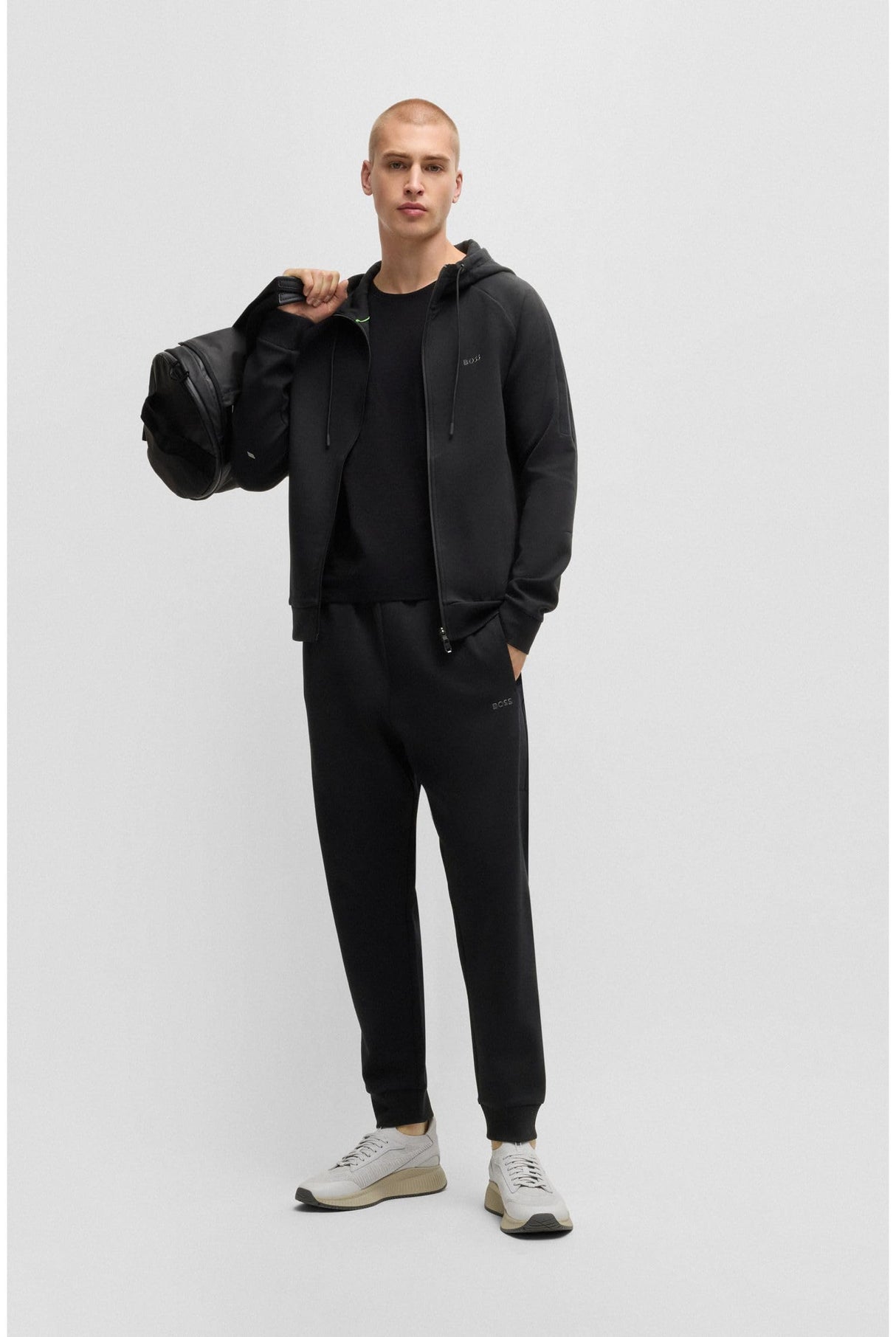 BOSS Tracksuit Set Conjunto de chándal, Black1, S para Hombre