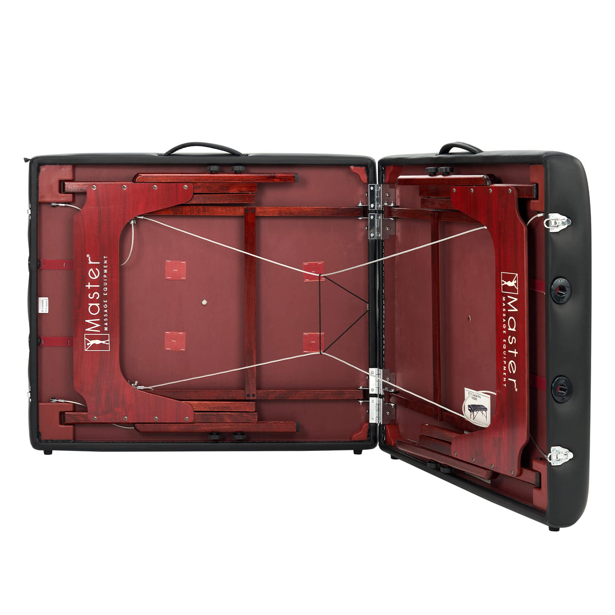 Master Massage Cama de Masaje portátil Plegable para Cama de Belleza, Color Negro, 71 cm