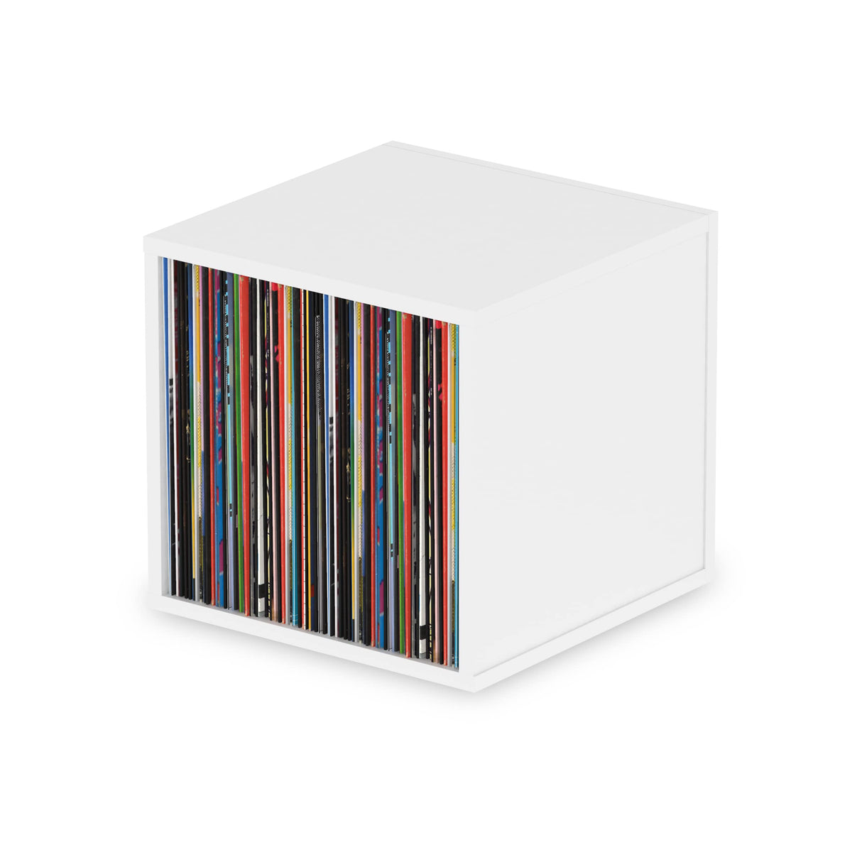 Glorious Record Box white 110 - contiene record di tp 110 12''', impilabili con altre Glorious Record Boxes, bianco