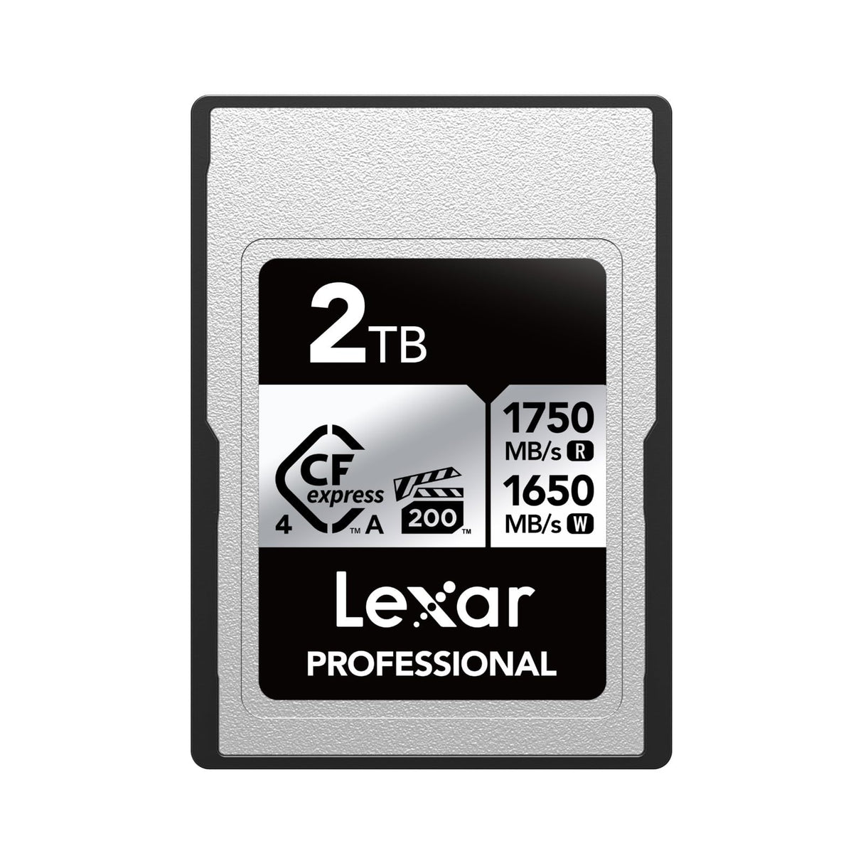 Lexar Professional Silver Series CFexpress 4.0 Tipo A Tarjeta 2TB, Tarjeta CFe hasta 1750 MB/s de Lectura, VPG200, Tarjeta de vídeo CF 8K, Tarjeta de Memoria Compatible con cámaras Sony Alpha y Sony