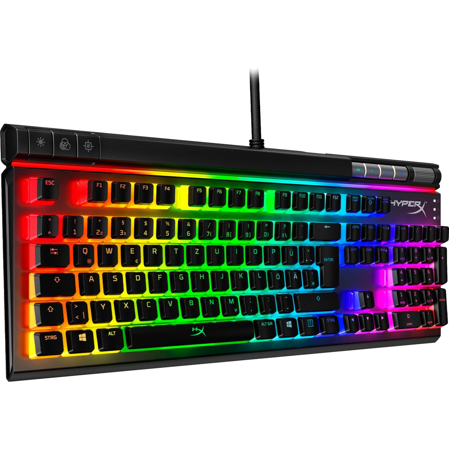 HyperX WAVE Alloy Elite 2 RGB HPX Rojo | HKBE2X-1X-DE/G