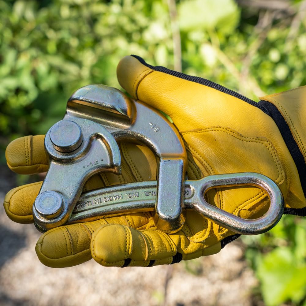 Klein Tools 1604-20 Haven's Grip para cable de cable Messenger y Guy, dorado, diámetro del cable de 0.125 pulgadas a 0.50 pulgadas