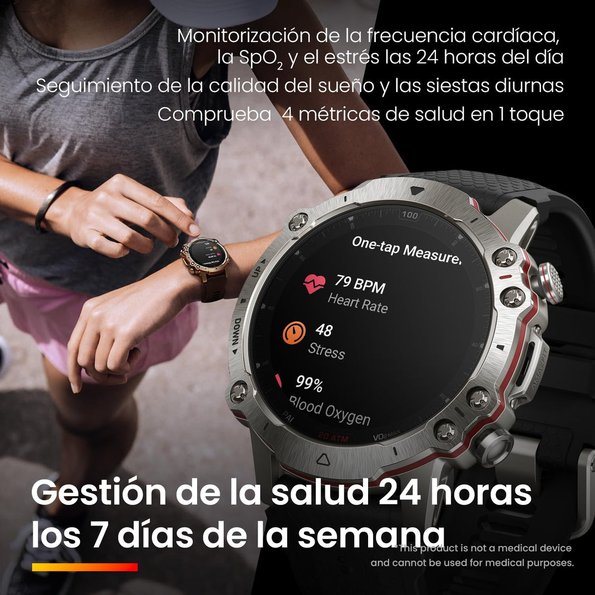 Amazfit Falcon 49mm Smartwatch GPS Multideporte Premium Seguimiento GPS Preciso de Doble Banda Reloj de Entrenamiento Fuerza 150+ Modos Deportivos Cuerpo de Titanio Pantalla de zafiro 20 ATM