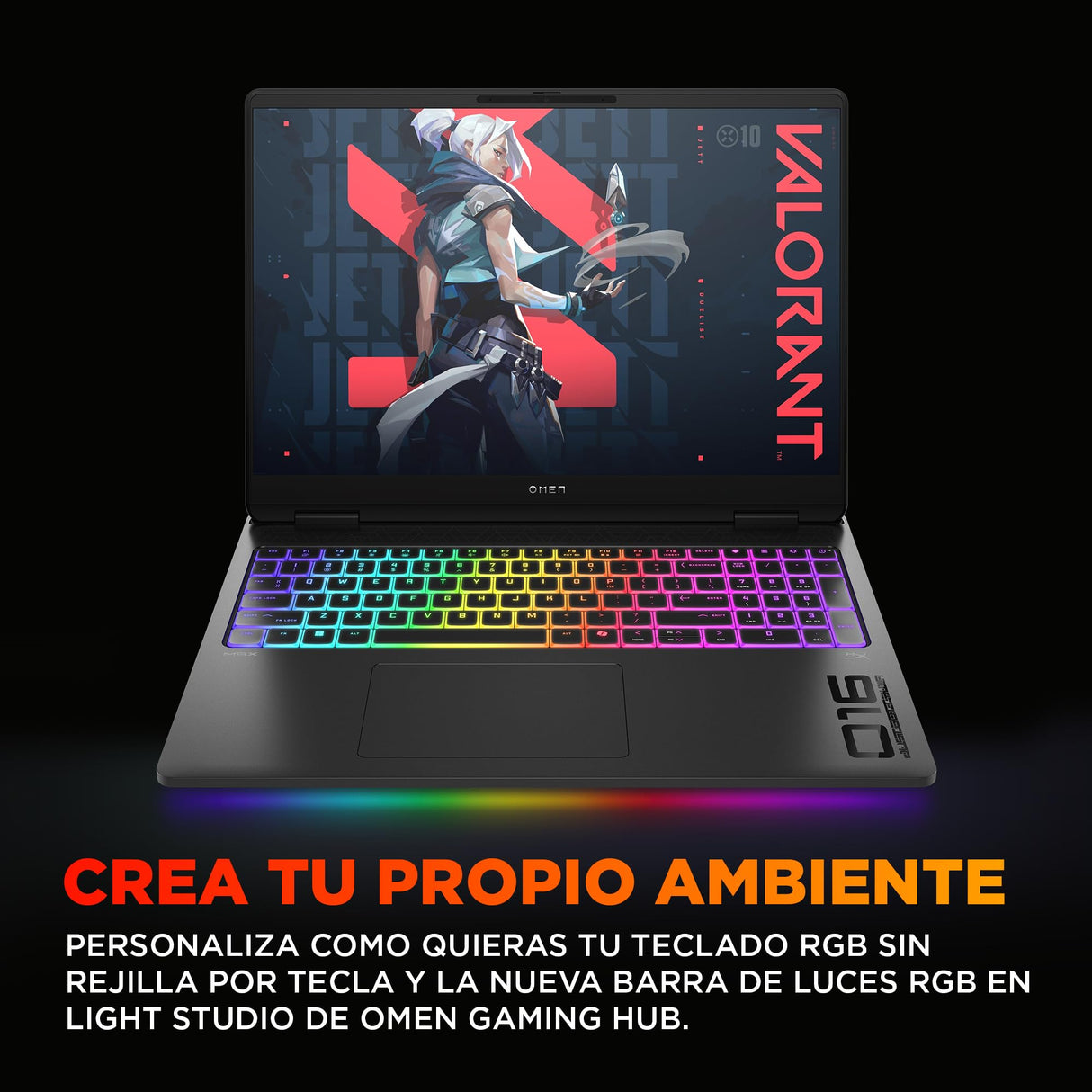 HP OMEN MAX - Ordenador Portátil Gaming de 16" OLED 240Hz (Ultra 9-275HX, 32GB RAM, 1 TB, NVIDIA GeForce RTX 5080 16GB, Windows 11) Negro - Teclado QWERTY Español