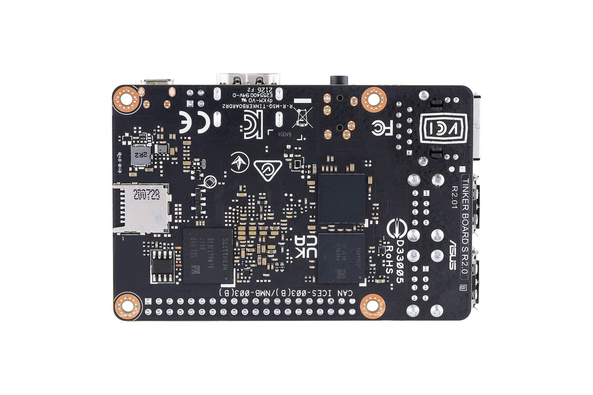 ASUS Tinker Board S R2.0 - Ordenador de una Sola Placa (basado en Arm, procesador RK3288, Memoria LPDDR3 de 2 GB, Mali-T764, DSI MIPI)