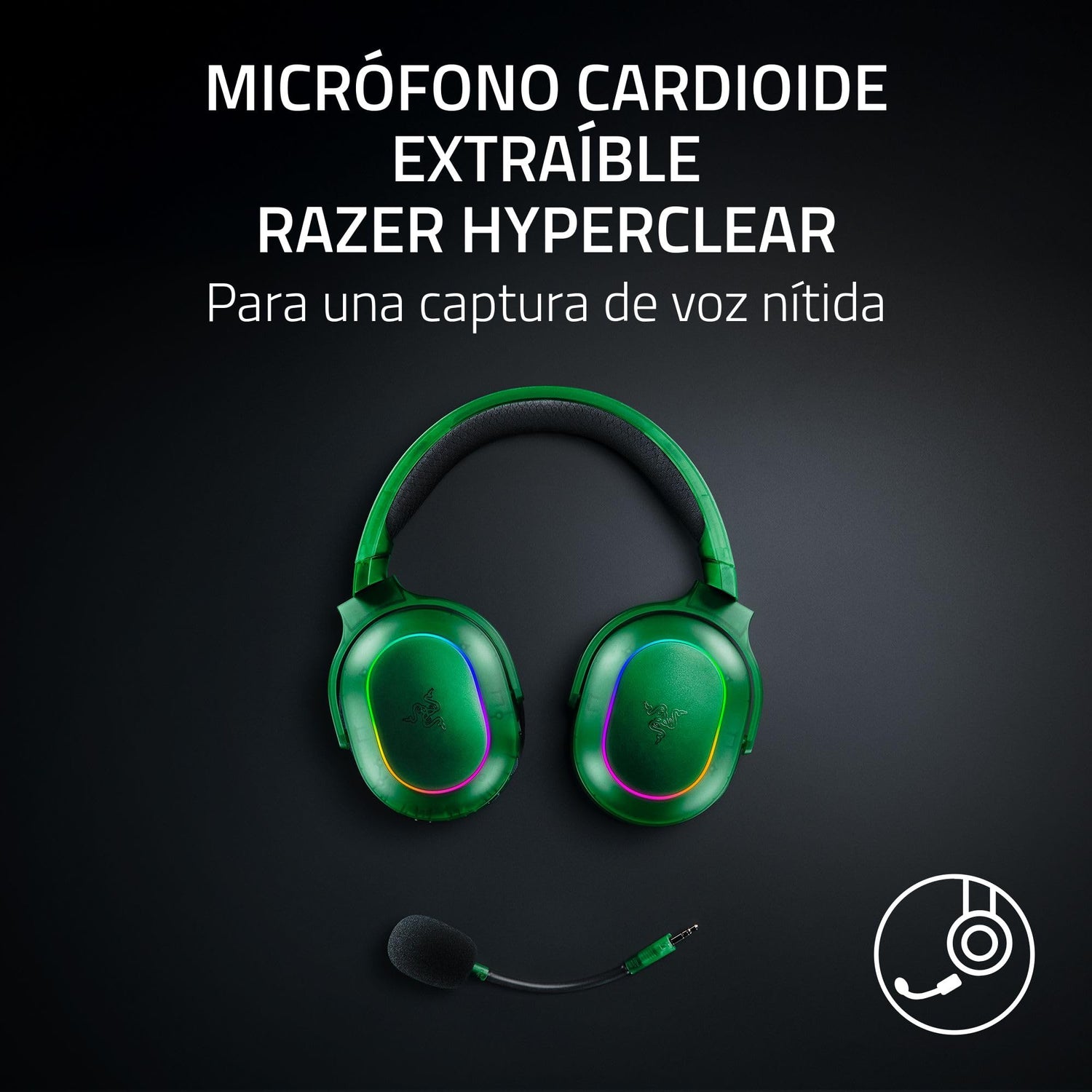 Razer Barracuda X Phantom Green Editon - Auriculares inalámbricos para Juegos multiplataforma (285 g, Controlador Triforce de 40 mm, HyperSpeed inalámbrico Dual y Bluetooth) Phantom Green