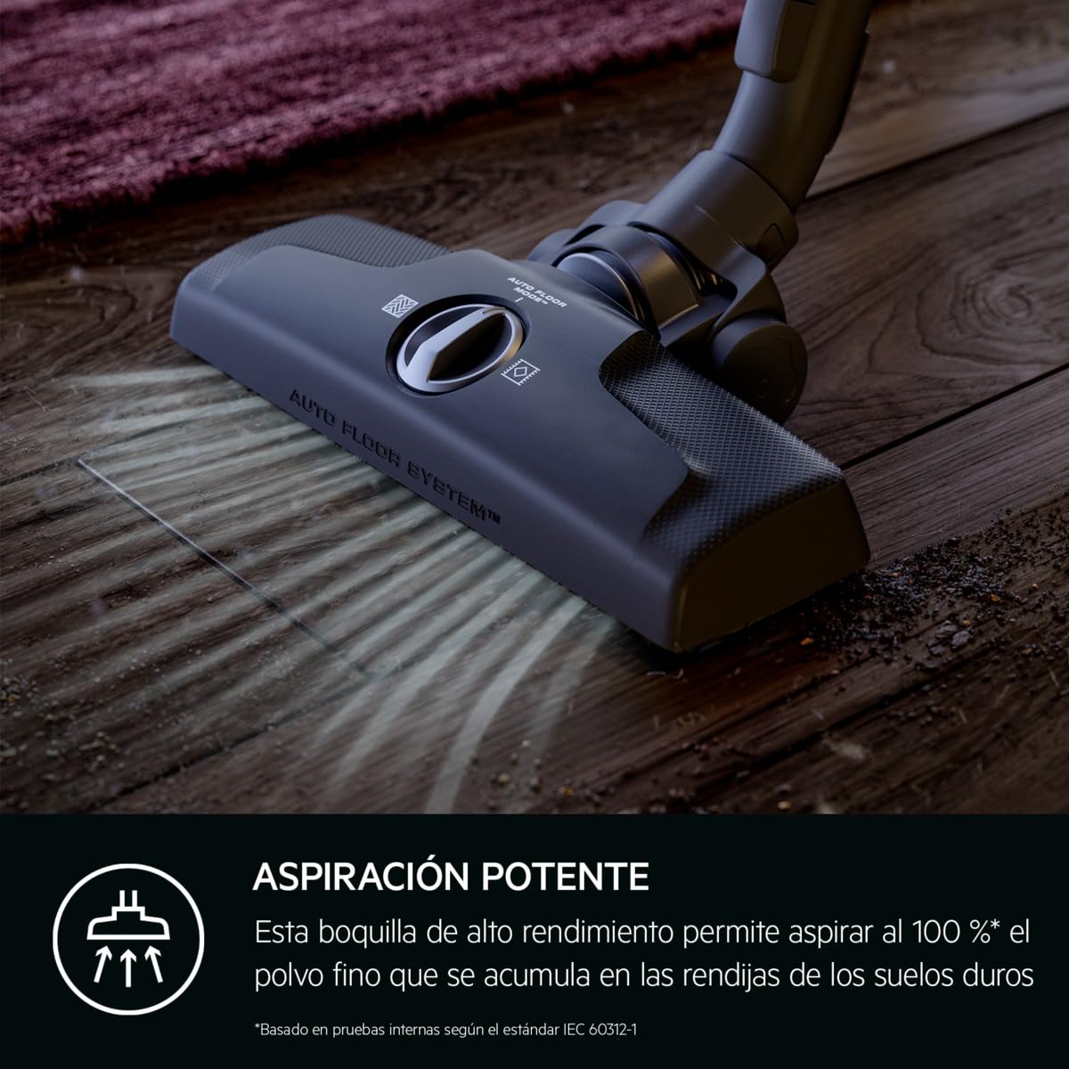 AEG AB61H6SW Aspiradora de Trineo con Bolsa, 850W de Potencia, 3,5L de Capacidad, Radio de acción 12m, Ruedas XL, Filtro Lavable, 3 cepillos + 3 Accesorios, 10 años garantía Motor, Blanco