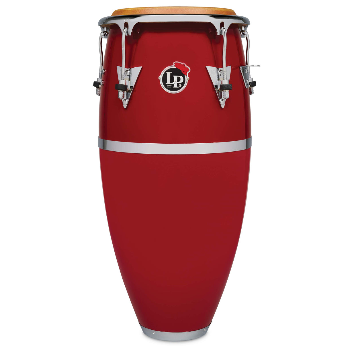 Latin Percussion Conga Patato Conga 11 3/4" LP559X-1RD, Rojo, herrajes cromados