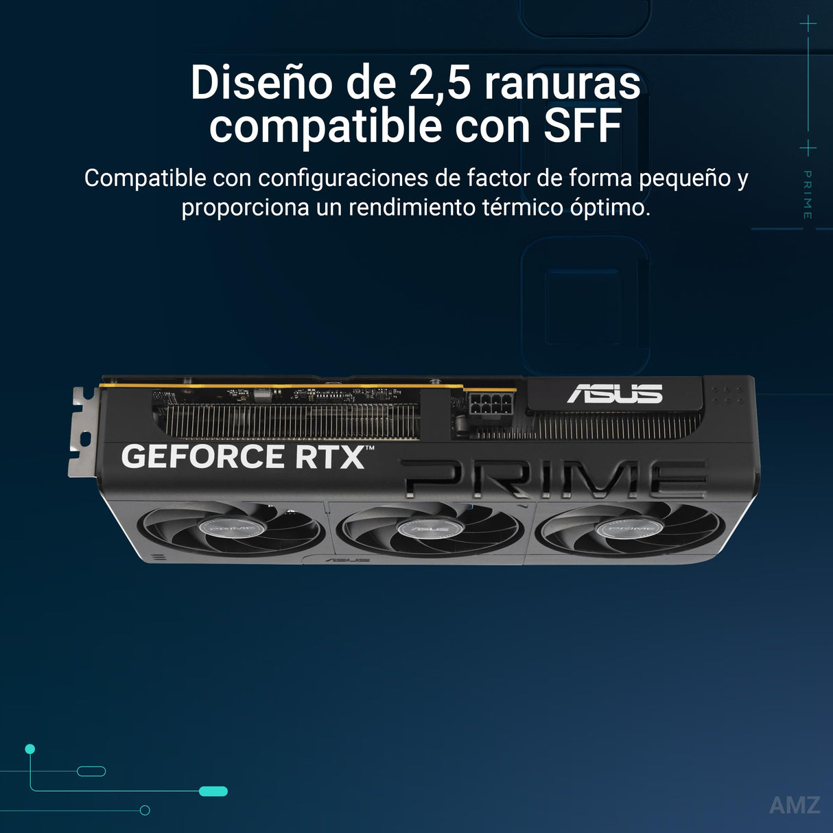 ASUS Prime GeForce RTX 5060 8 GB GDDR7 OC Edition Tarjeta gráfica Compatible con SFF (PCIe 5.0, 8 GB GDDR7, HDMI/DP 2.1, 2,5 Ranuras, Ventiladores Axial-Tech, BIOS Dual)