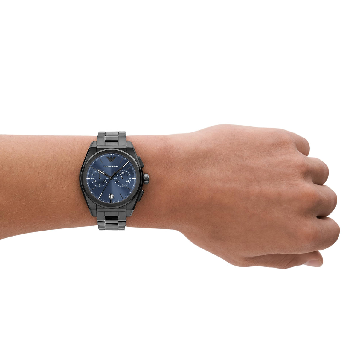 Emporio Armani Reloj Análogico-Digital para Hombres de Automático con Correa en Poliéster AR11561