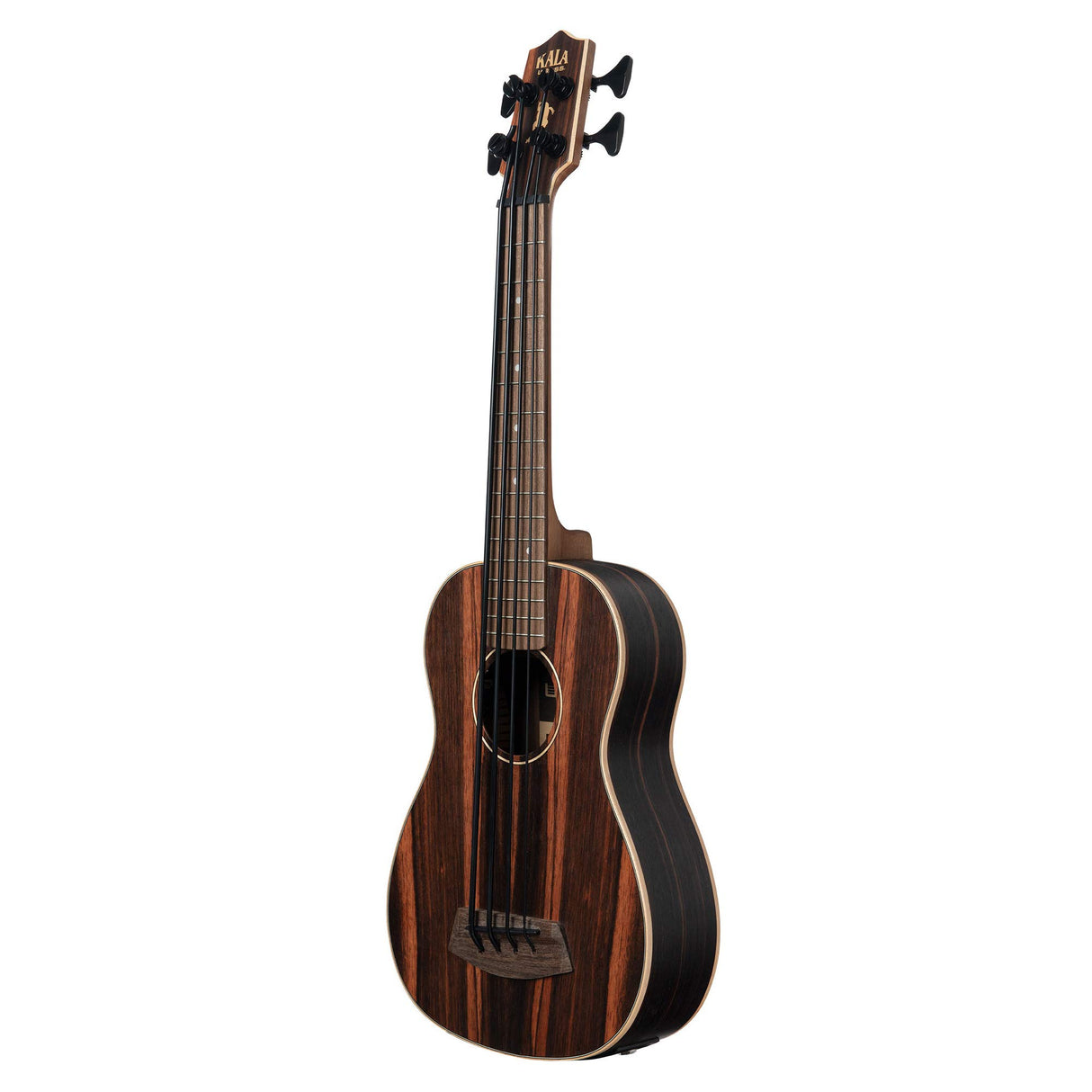 Kala - UBASS-EBY-FS - U-BASS Striped Ebony electrificado - c/funda