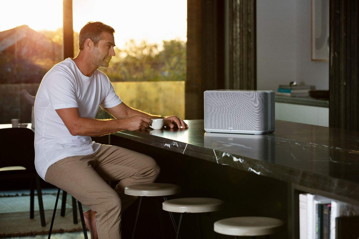DENON Home 350, Altavoz multiroom con Sistema HEOS Integrado, Color Blanco
