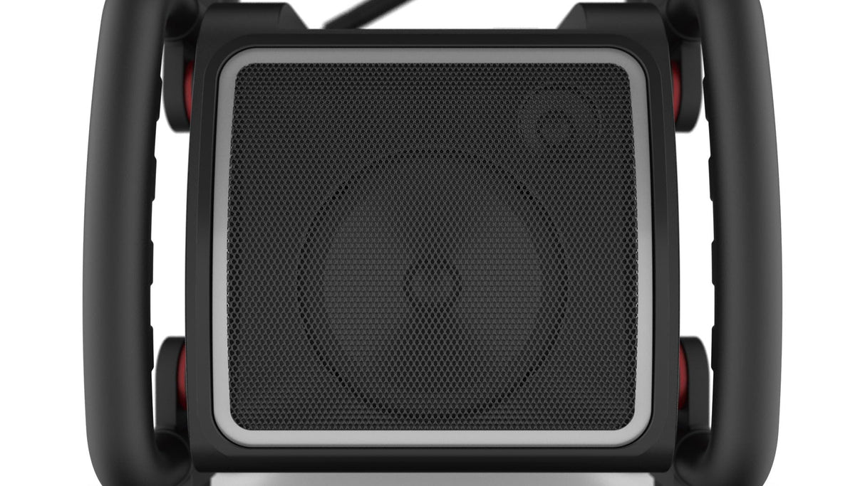 PerfectPro - Radio para Obras NETBOX, Radio Internet WiFi, Dab+ y FM, Bluetooth, Entrada AUX y USB, Cargador Incluido, IP64, NBX2