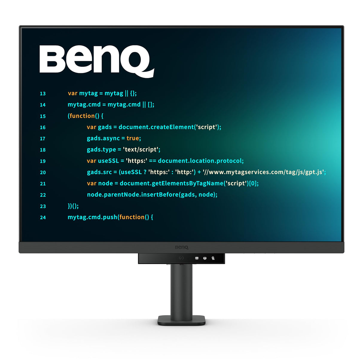 Monitor de programación BenQ RD280UA 4K+ 3840x2560 de 28.2" con retroiluminación y brazo flexible, modos de programación, tecla rápida de programación, diseño ergonómico, ratio de 3:2, modo circadiano
