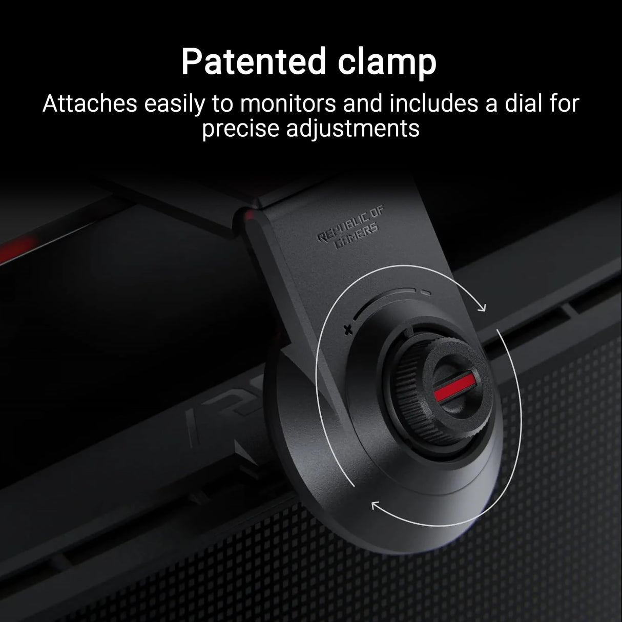 ASUS ROG Aura ALB01 - Barra de luz asimétrica con 3 Modos Diferentes, diseño Patentado con Abrazadera y Hebilla magnética, compatibilidad con Aura Sync y DisplayWidegt Center