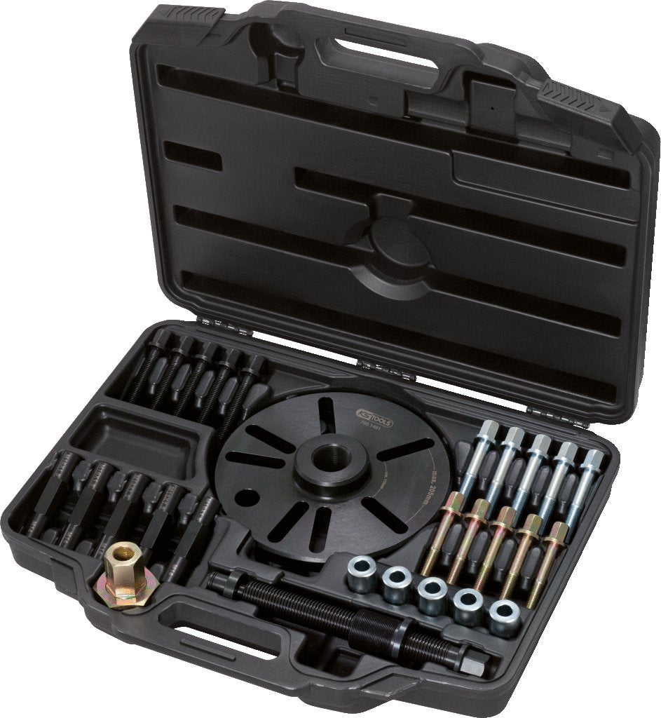 KS Tools 700.1480 Extractor universal de cubos de rueda para turismos, 4x4 y furgonetas, 28 pzs