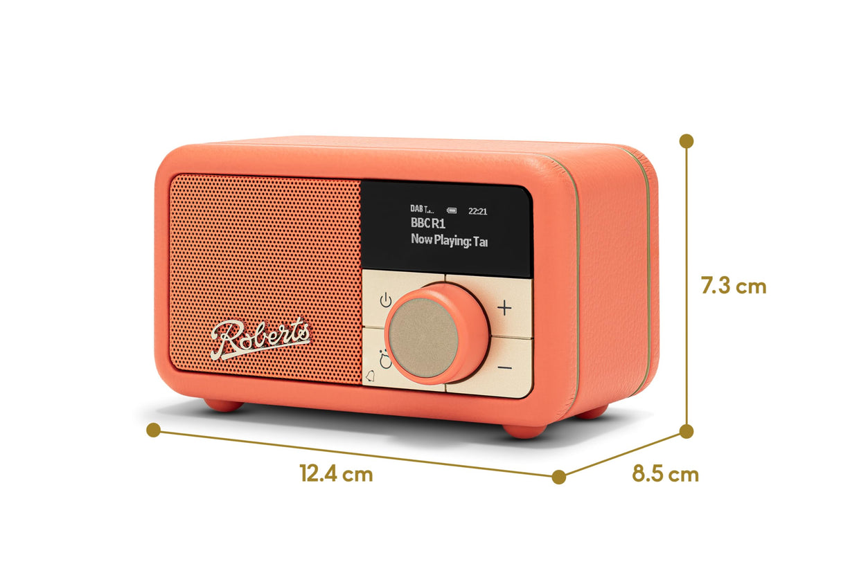 DAB FM BLUETOOTH REVIVAL PETITE 2 ORANGE POP