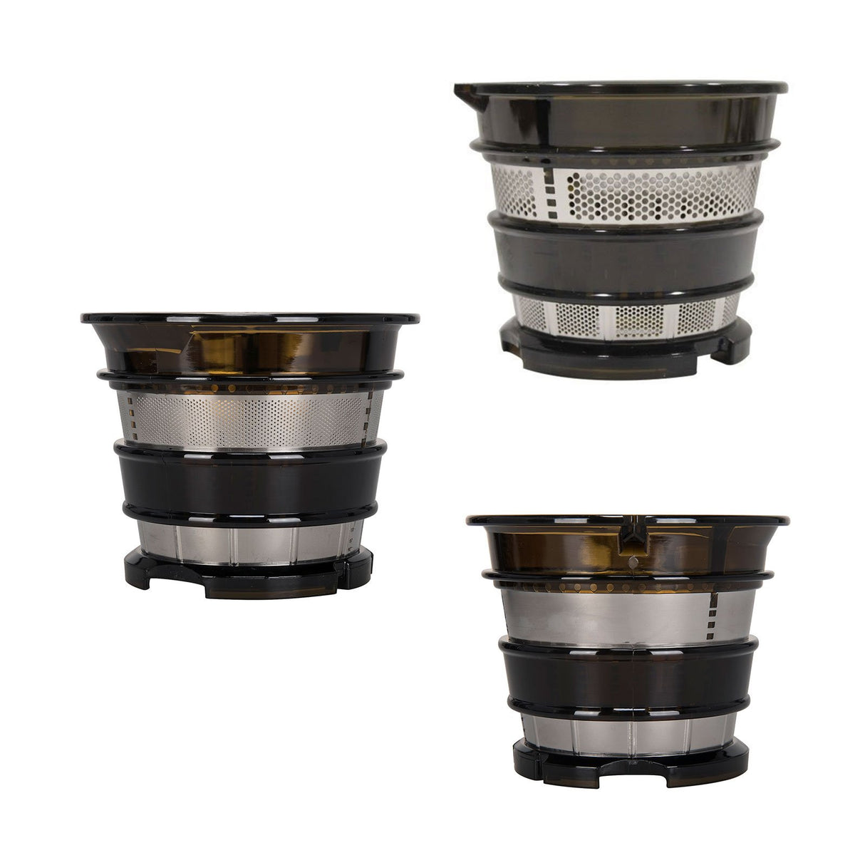 Bio Chef Atlas Whole Slow Juicer Pro – Extractor de zumos, 350W, 40 RPM, Licuadora Prensado en Frío. Garantía de por Vida en el Motor. (Plata)