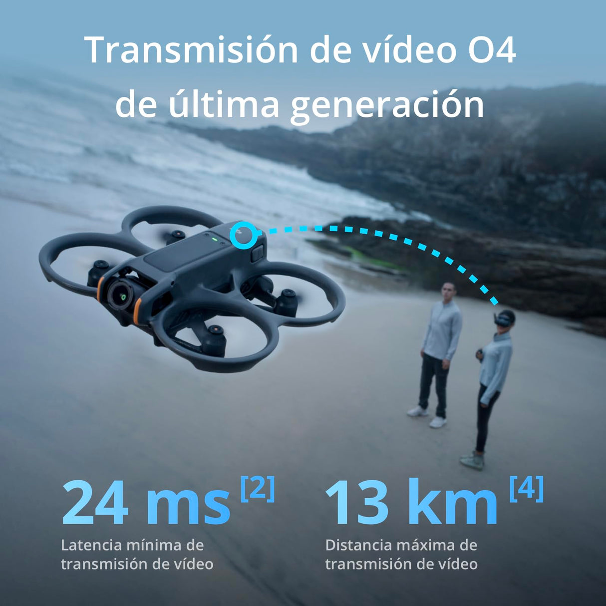 DJI Goggles 3, Gafas FPV con increíbles Pantallas Micro-OLED, Experiencia de Vuelo inmersiva, transmisión de vídeo HD O4, dioptrías Regulables, Streaming inalámbrico, Gafas para Drones