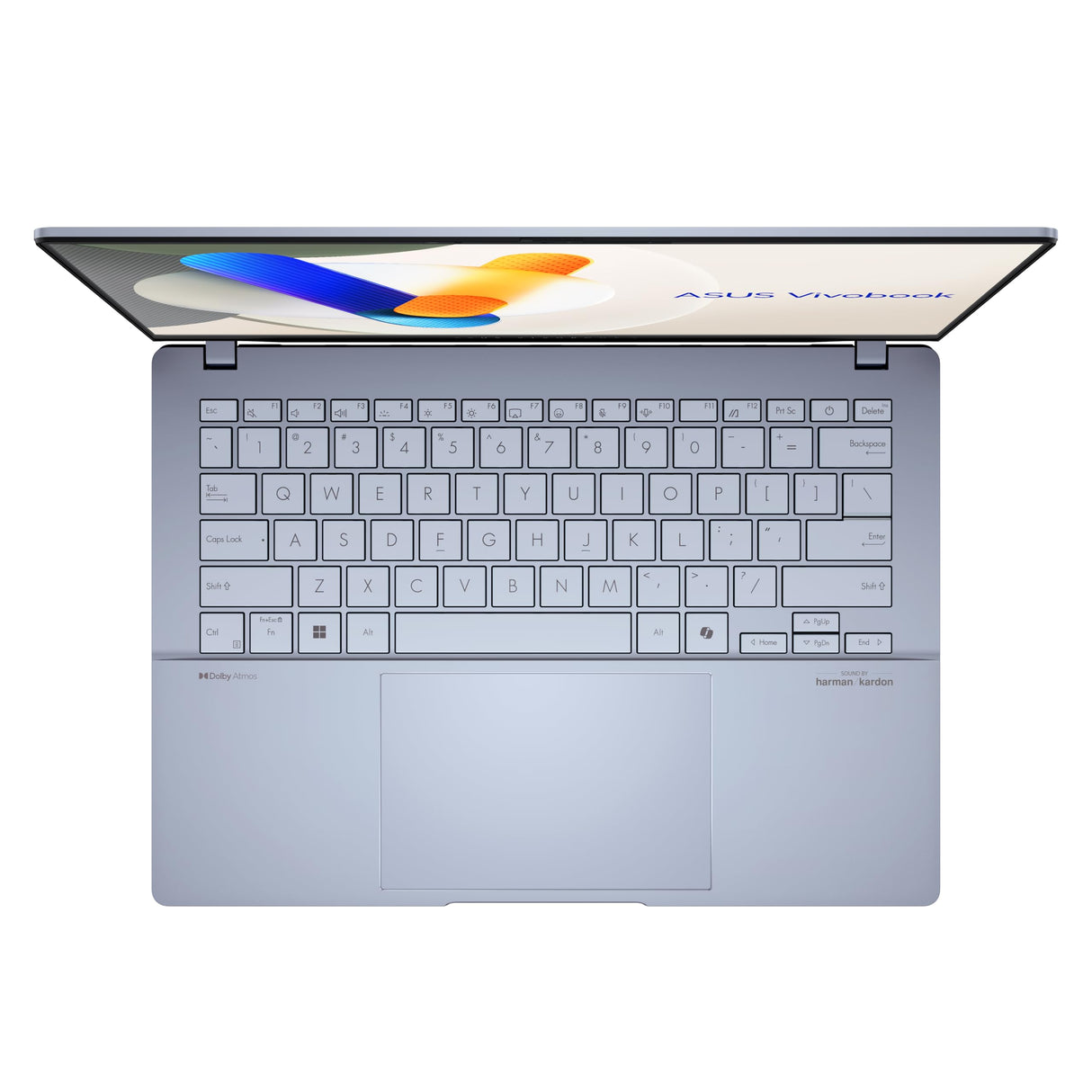 ASUS Vivobook S 14 OLED OLED S5406SA-PP223W - Ordenador Portátil 14" WQXGA+ 120Hz (Intel Core Ultra 7 256V, 16GB RAM, 1TB SSD, Arc Graphics 140V, Windows 11 Home) Azul Neblina - Teclado QWERTY español