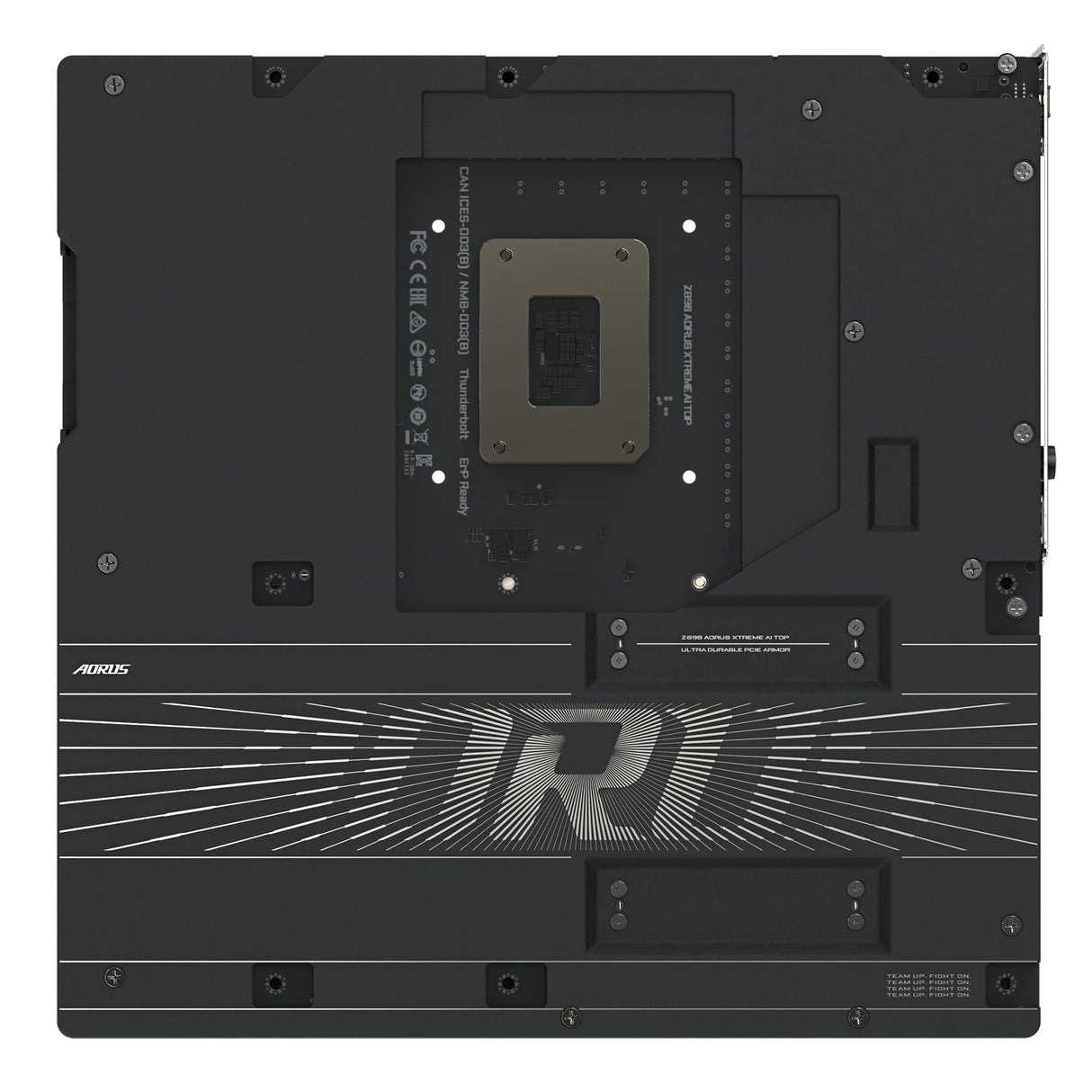GIGABYTE Z890 AORUS Xtreme AI Top Placa Base - Compatible con CPUs Intel Core Ultra (Serie 2), VRM de 22+1+2 Fases, hasta 9500MHz DDR5 (OC), PCIe 5.0 M.2, Wi-Fi 7, Thunderbolt 5