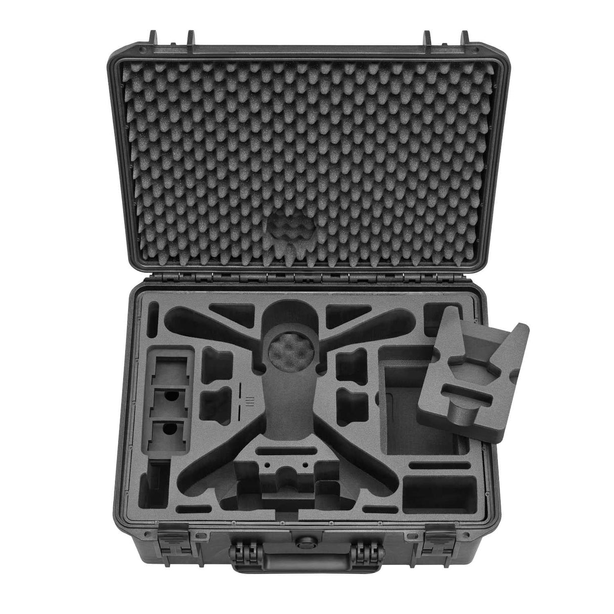 TOMcase Maleta Exterior Ready To Fly para dji Mavic 3 Enterprise/Thermal/Multispectral, Plus Combo, RC Pro Controller, Cargar en la Caja, IP67 Caso Impermeable - Made in Germany (Negro)