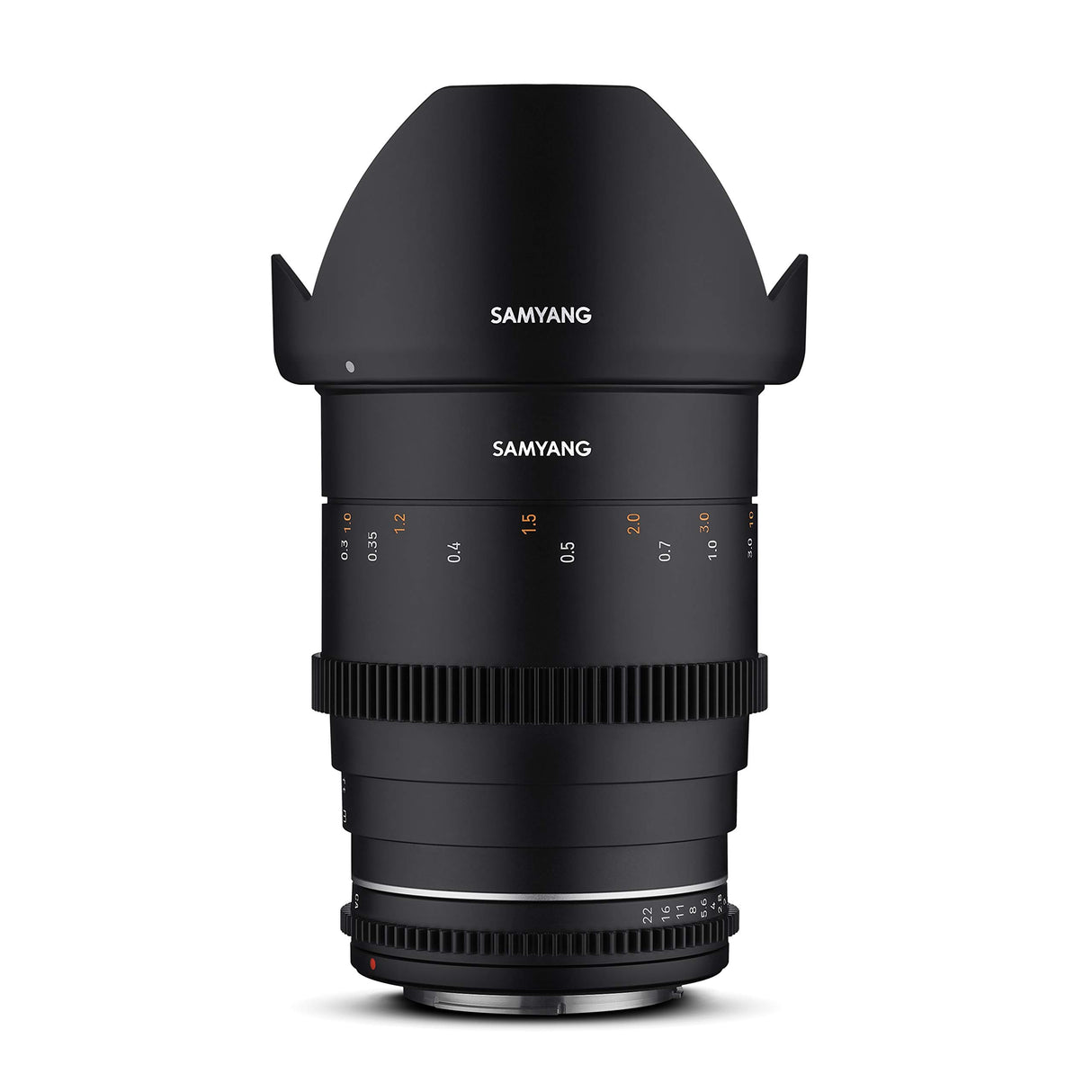 Samyang SA1614 - Lentes de Cámara Compatibles con 35MM T 1.5 MK2 MFT, Negro