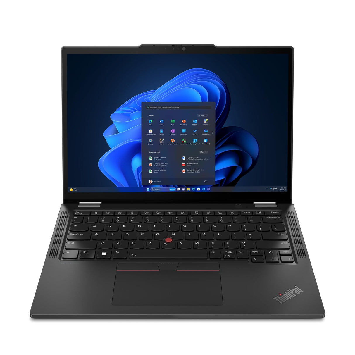 Lenovo ThinkPad X13 2-in-1 Gen 5 Intel Core Ultra 7 155U Hybride (2-en-1) 33,8 cm (13.3") Écran Tactile WUXGA 16 Go