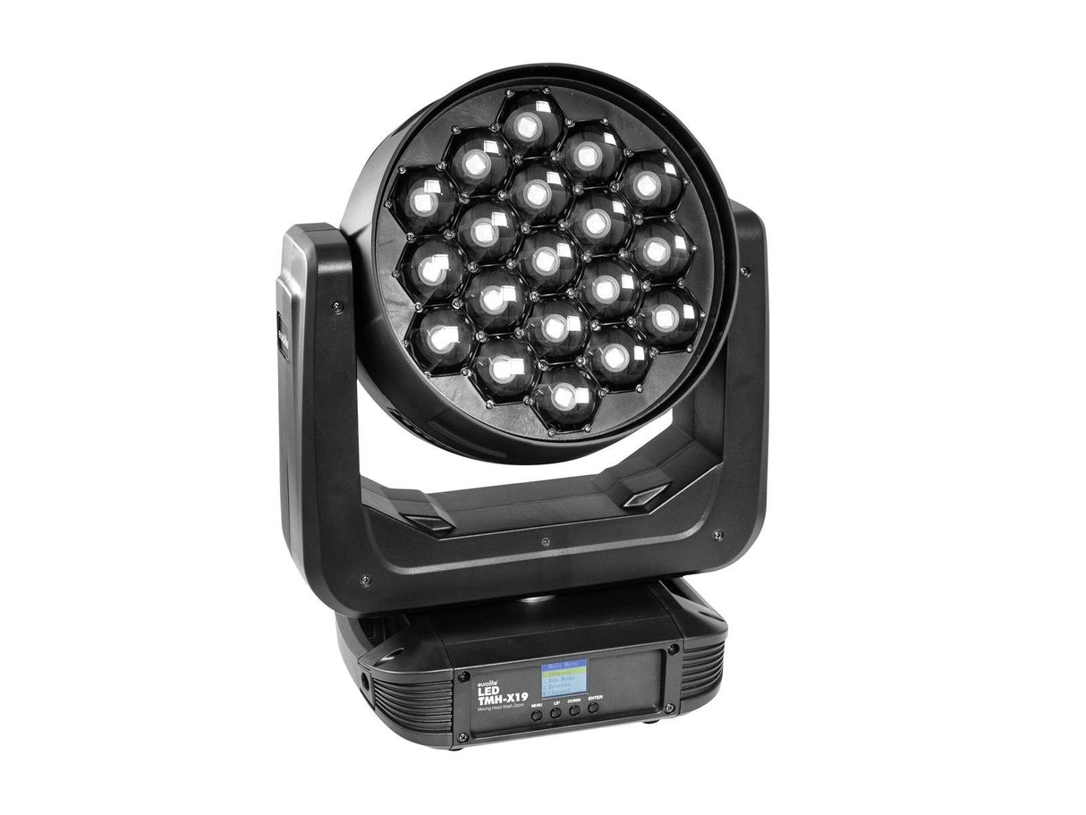 EUROLITE 51785903 LED Tmh-X19 Cabeza Mobile Wash Zoom con 19 LED de 25 W