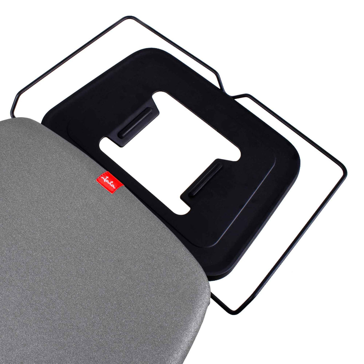 JATA HOGAR HPLA8242 - Tabla de Planchar. Tabla de Planchar Plegable. Altura Regulable. Gran Superficie: 130 x 47 cm. Gran Estabilidad. Funda 100% Algodón. Ligera. para planchas y centros de Planchado