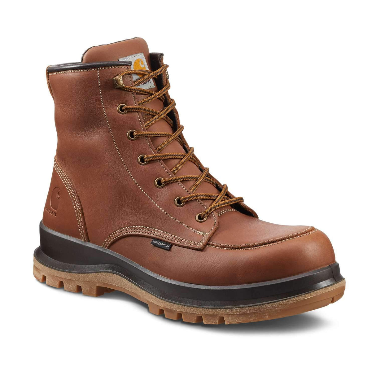 Carhartt Hamilton - Bota de seguridad S3, impermeable, tecnología Rugged Flex Para Hombre, Marrón claro, 43