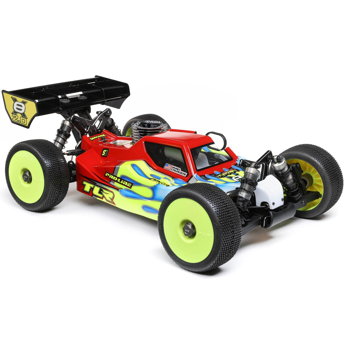 LOSI Team 8IGHT-X/E 2.0 Combo 4WD 1:8 Nitro y Electric Race Buggy Kit