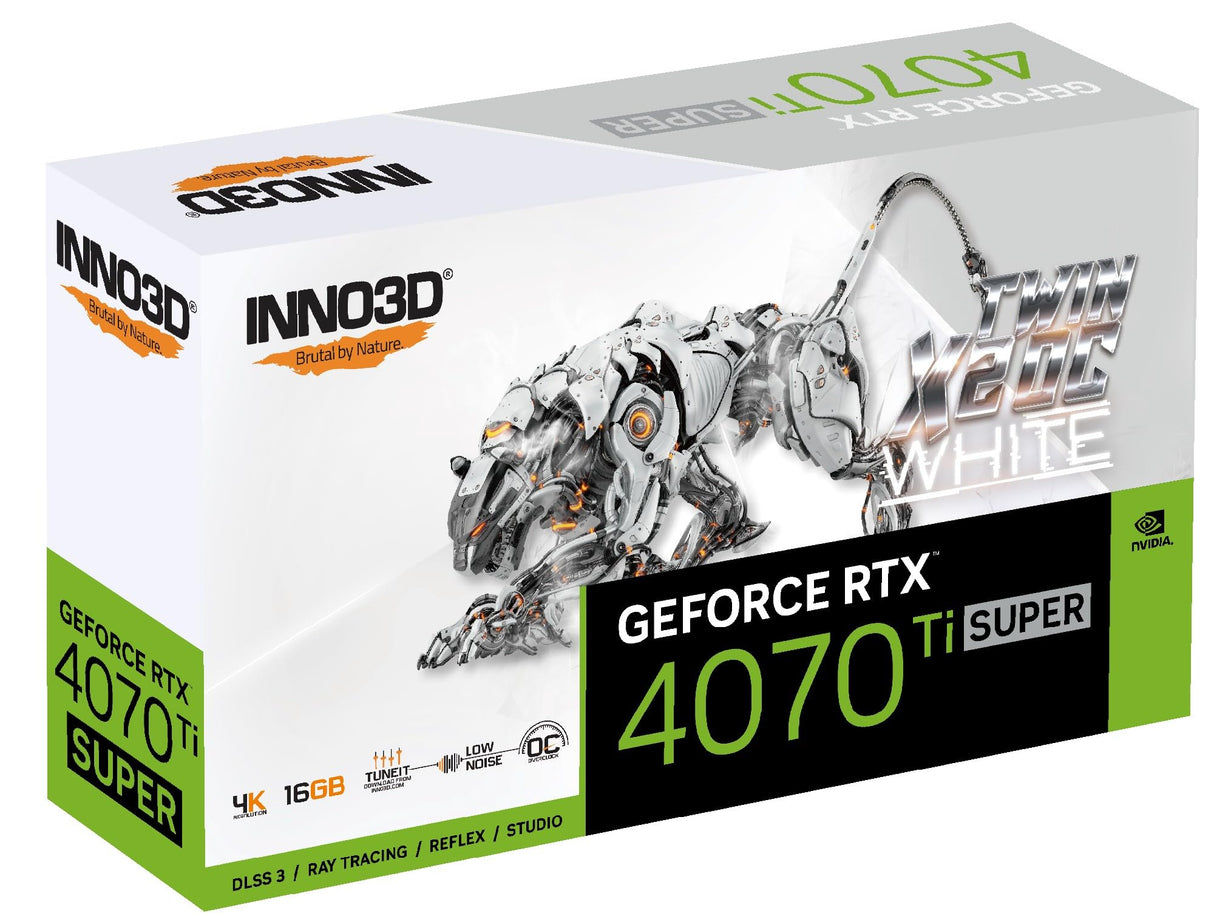 Inno3D GEFORCE RTX 4070 Ti SUPER TWIN X2 OC WHITE NVIDIA 16 Go GDDR6X