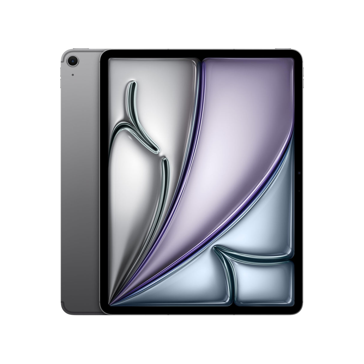 Apple iPad Air de 13 Pulgadas con Chip M3 diseñado para Apple Intelligence, Pantalla Liquid Retina, 256 GB, cámara Frontal/Trasera de 12 Mpx, Wi-Fi 6E, Redes 5G, Touch ID — Gris Espacial