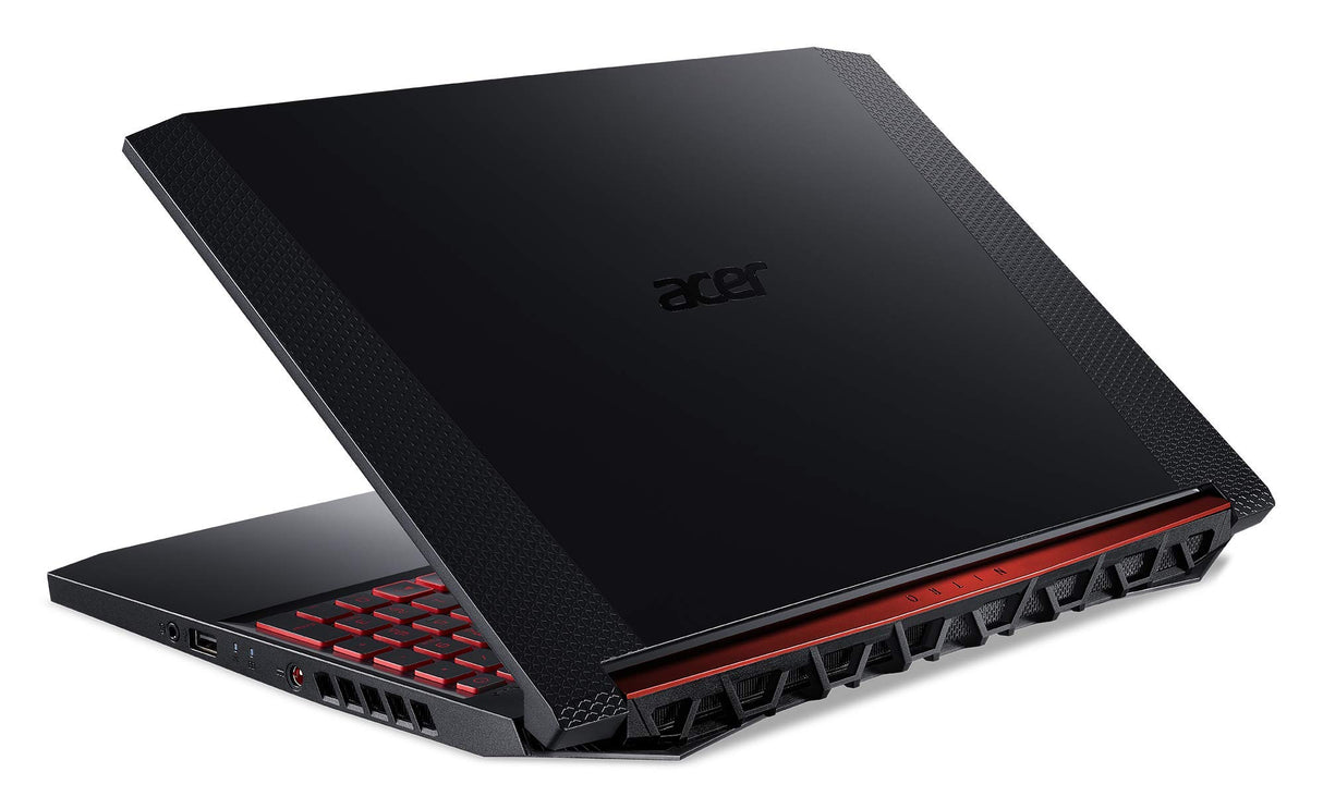 Acer Nitro 5 - Ordenador portátil Gaming 15.6" FullHD (Intel Core i7-9750H, 8GB RAM, 1TB HDD+128GB SSD, Nvidia GTX1650-4GB, Linux) Negro - Teclado QWERTY Español