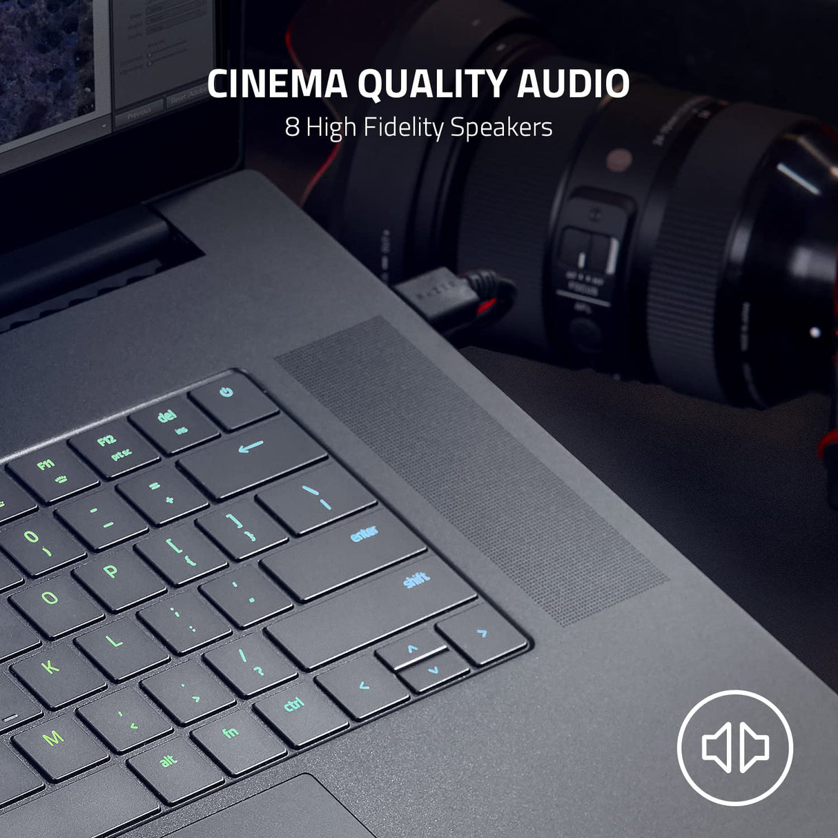 Razer Blade PC Portátil 17'' QHD 240 Hz Intel Core i7 12800H RTX3080Ti 32 Gb RAM DDR5 1TB SSD, Teclado qwerty español
