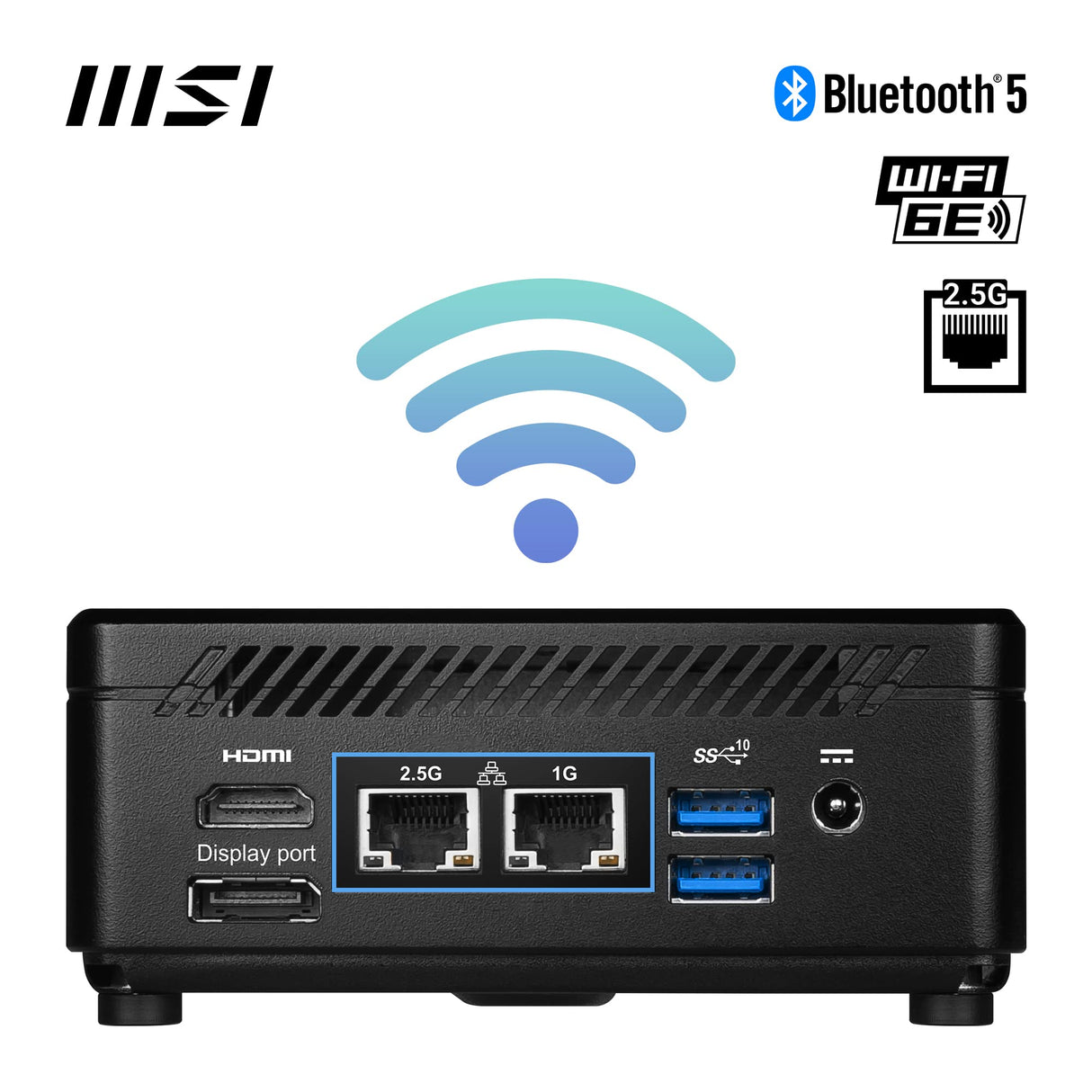 MSI Cubi 5 12M-020BDE (Schwarz, ohne Betriebssystem)
