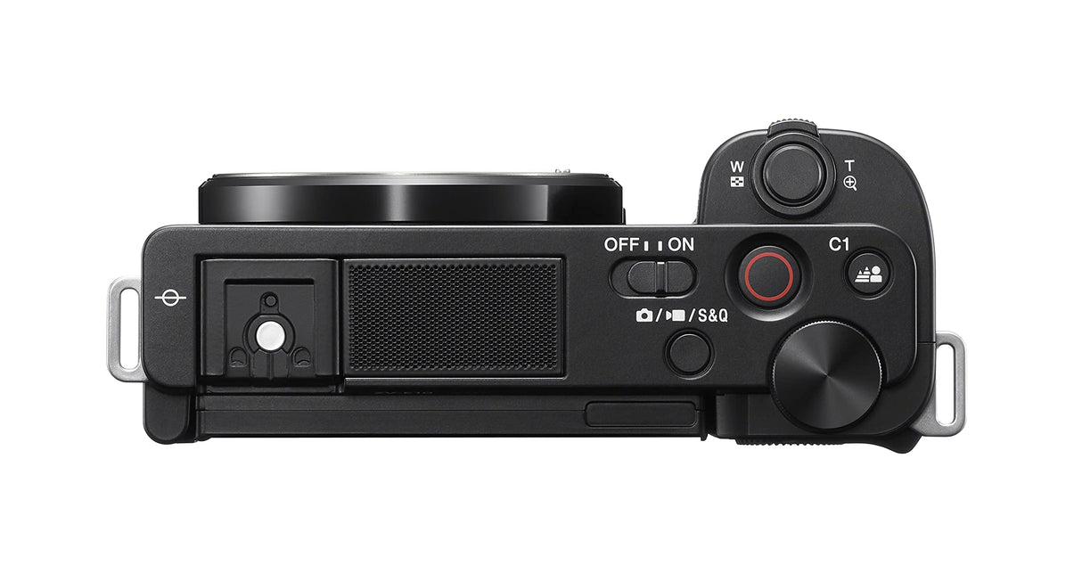 Sony Alpha ZV-E10 | Cámara Vlog con lente intercambiable sin espejo APS-C (pantalla pivotante para vlogs, video 4K, autoenfoque ocular en tiempo real) Negro