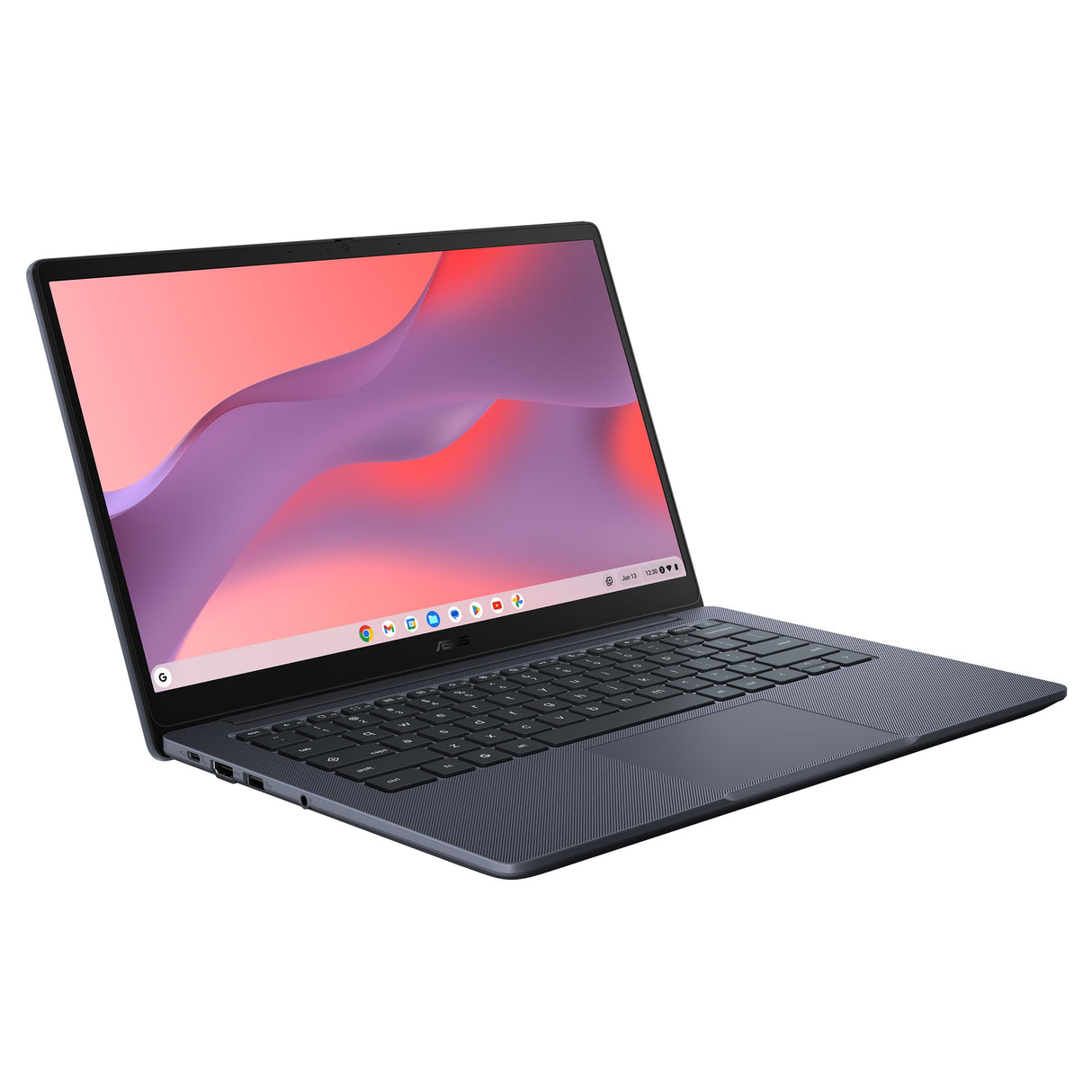 ASUS Chromebook CX1405CKA-S60147 - Ordenador Portátil 14" Full HD (Intel Celeron N4500, 4GB RAM, 64GB eMMC, UHD Graphics, ChromeOS) Azul Tranquilo - Teclado QWERTY español
