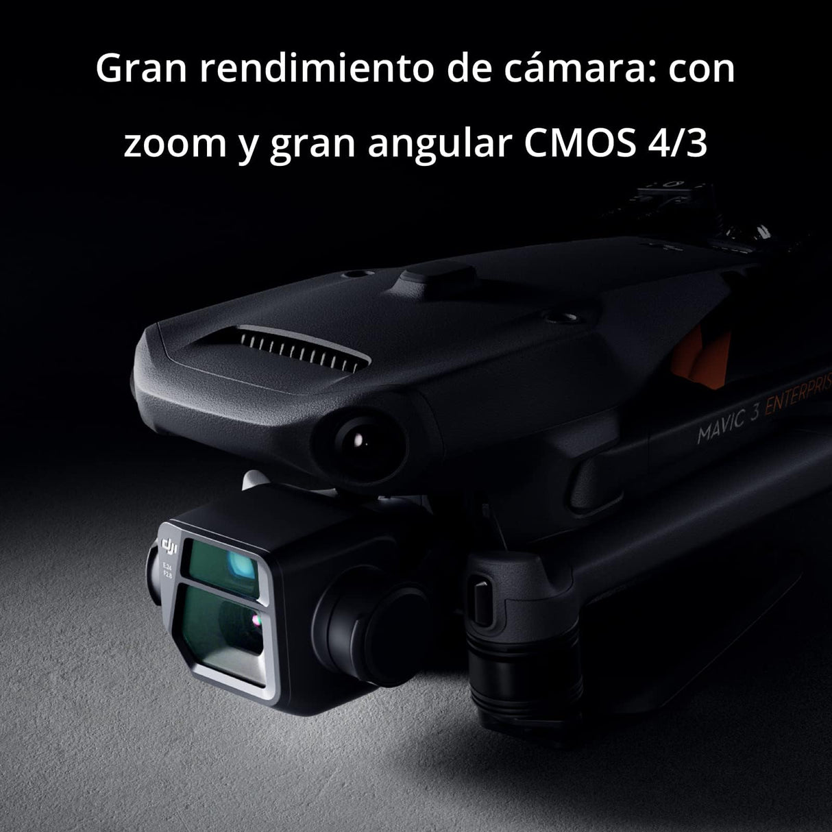 Pack básico de tranquilidad DJI Mavic 3E - Dron con cámara gran angular con CMOS 4/3, obturador mecánico, zoom híbrido 56×, posicionamiento centimétrico con RTK y un altavoz de alto volumen, C2