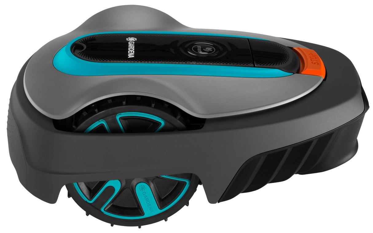 Gardena Robot cortacésped Smart SILENO City 500 m²: tecnología Lona AI, Control con aplicación, SensorControl, para Pendientes máx. 35 por ciento, Incl. Pasarela Inteligente, versión ES (19602-74)