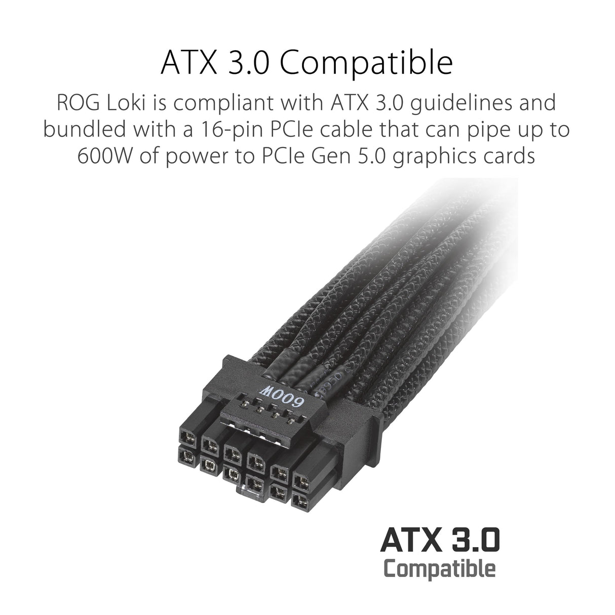 ASUS ROG Loki SFX-L 1200W Titanium - Fuente de alimentación Totalmente Modular, 80+ Titanium, Ventilador ARGB PWM de 120 mm, Aura Sync, Compatible con ATX 3.0, Compatible con PCIe 5.0