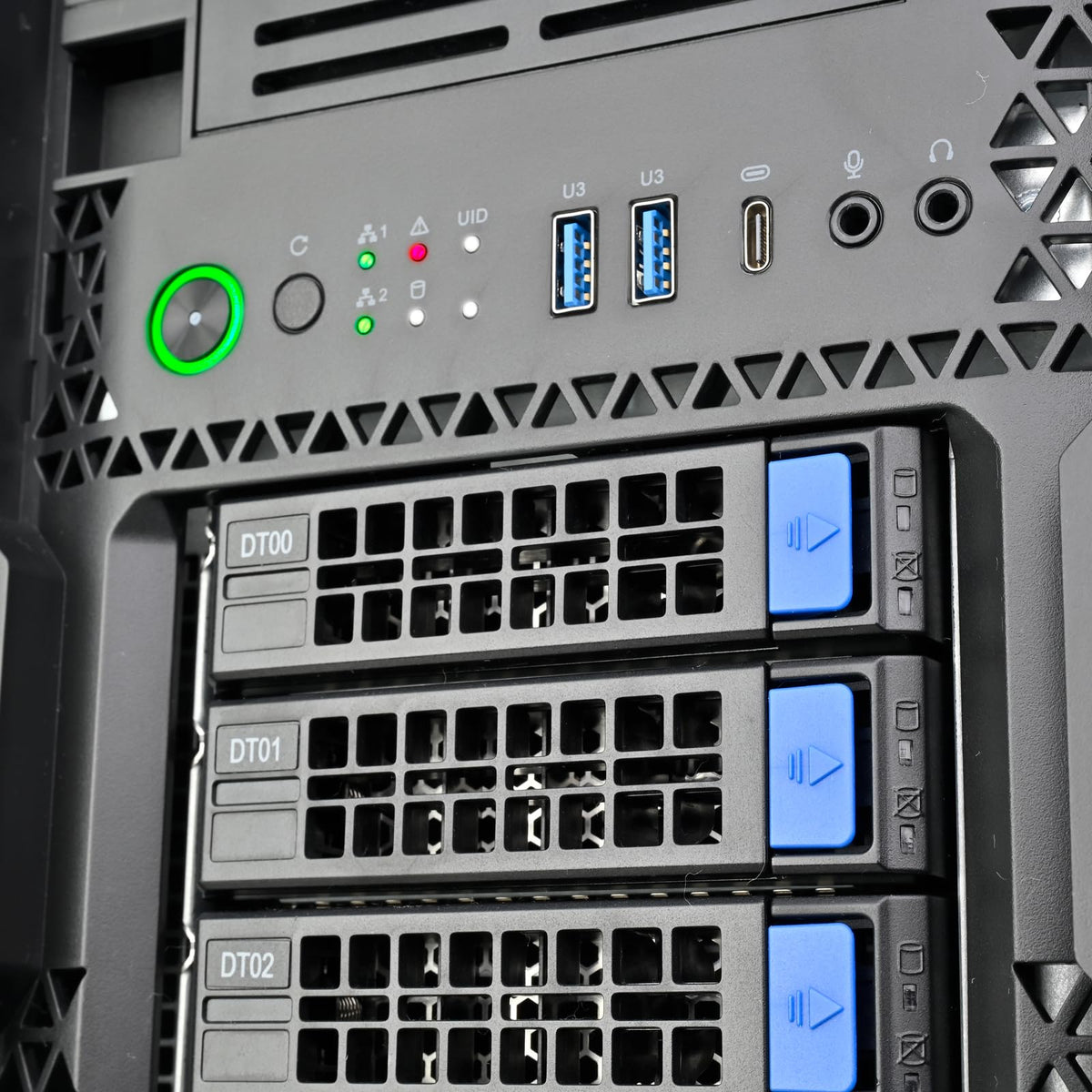 Silverstone WS380-E, Chasis de estación de Trabajo Profesional de Alta expandibilidad con 8 bandejas Intercambiables en Caliente y Soporte para radiador de 360 mm, SST-WS380-E