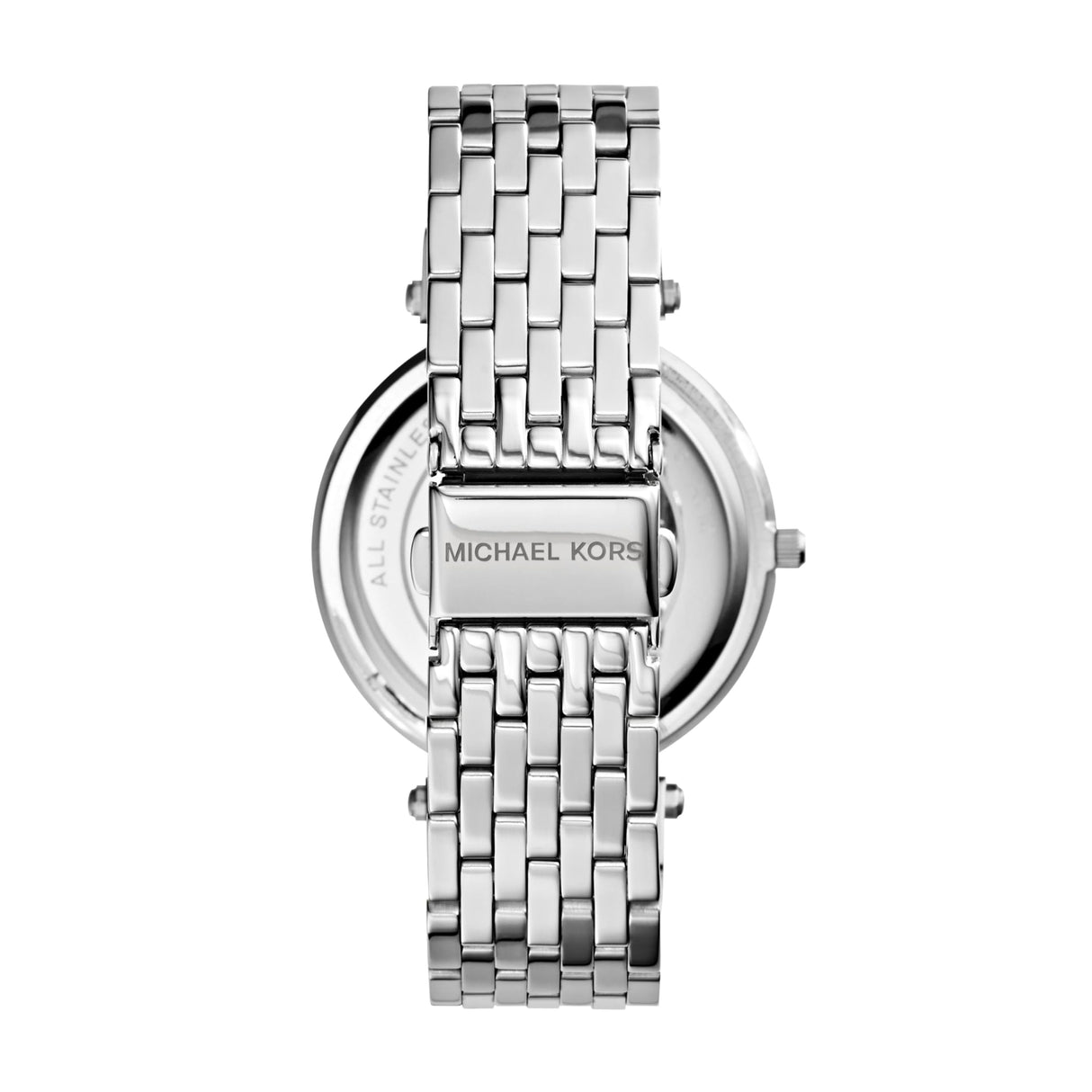 Michael Kors - Reloj Darci analógico de Cuarzo con Correa de Acero Inoxidable en Tono Plateado para Mujer MK3190