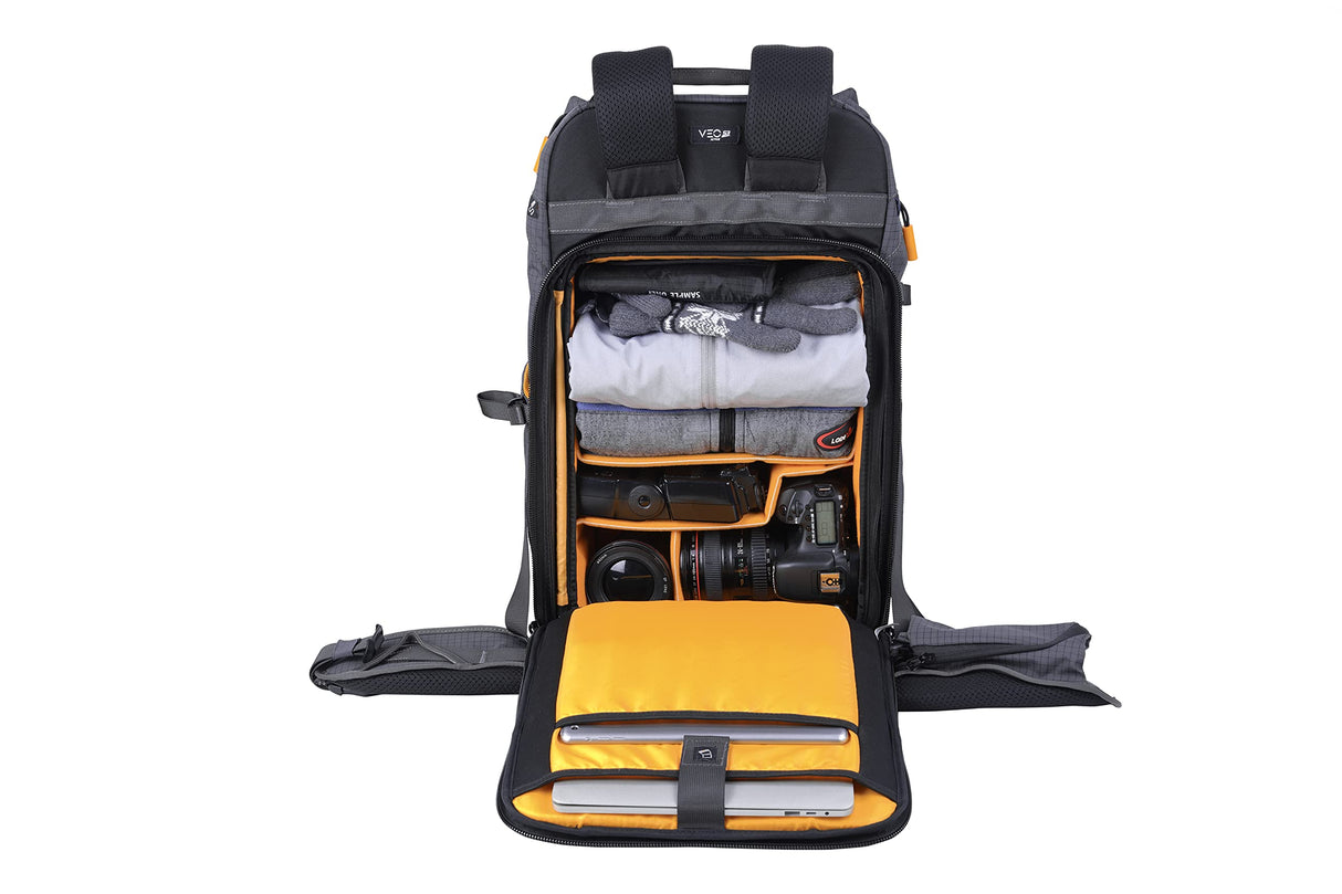VANGUARD Veo Active 53GY - Mochila cámara fotográfica trekking grande