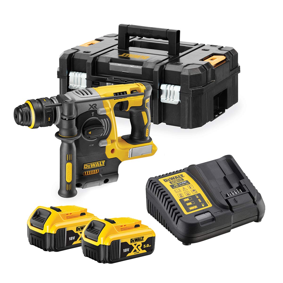 Dewalt DCH274P2T-QW - 18 v inalámbrico martillo combi, 5ah li-ion, dch274p2t qw